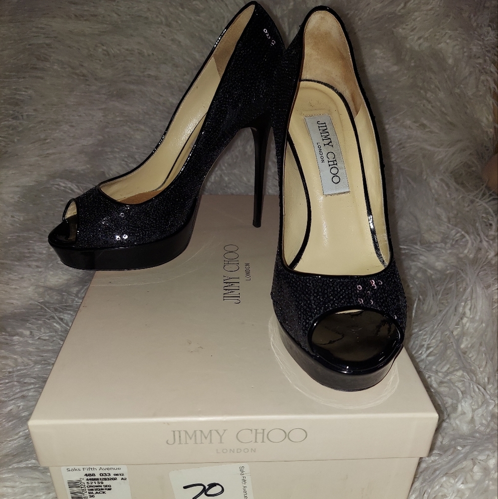 Jimmy Choo black pumps size 36 (US 6)